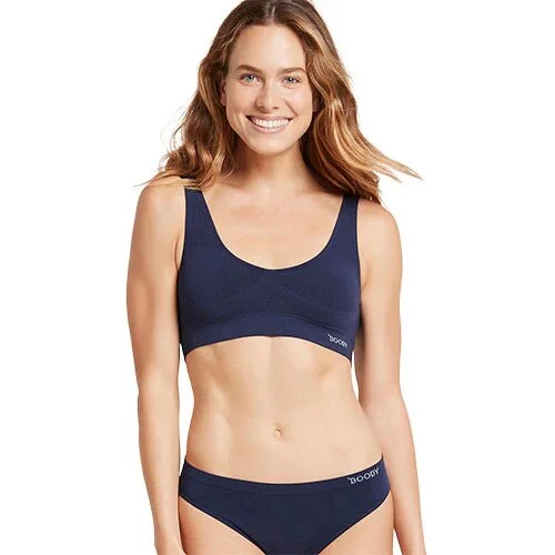 Padded Shaper Crop Bra navy str. S