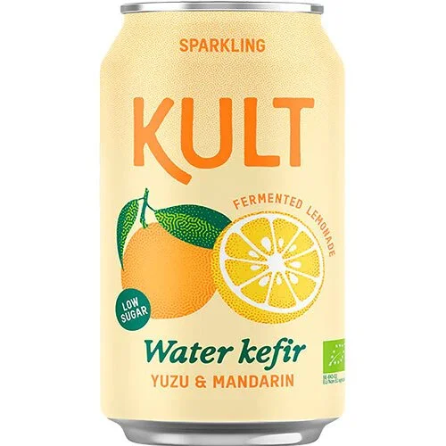 Vandkefir Yuzu & Mandarin Øko. - 33 cl.