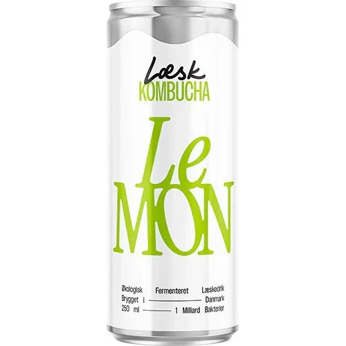 Læsk Kombucha Lemon Øko. - 250 ml.