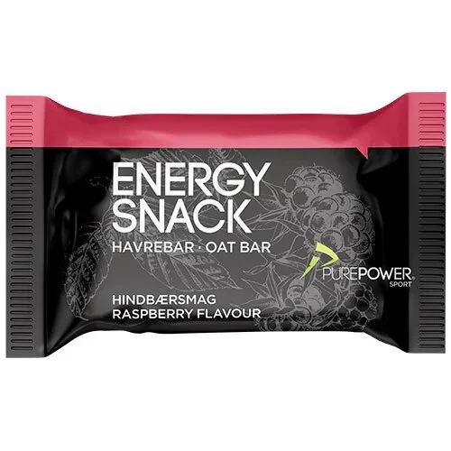 Energy Snack Havrebar Hindbær  - 60 gram