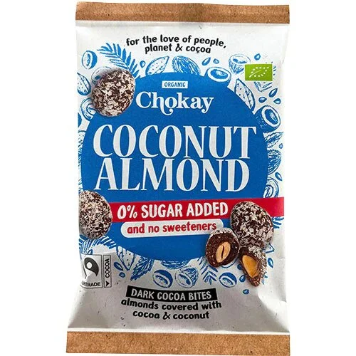 Snack bite coconut almond 54% Øko. - 85 gram