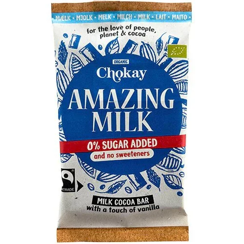 Bar Amazing Milk 39% Øko. - 70 gram