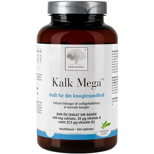 Kalk Mega - 180 tabletter
