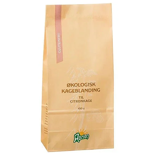 Aurion Citronkageblanding glutenfri Øko. - 450 gram