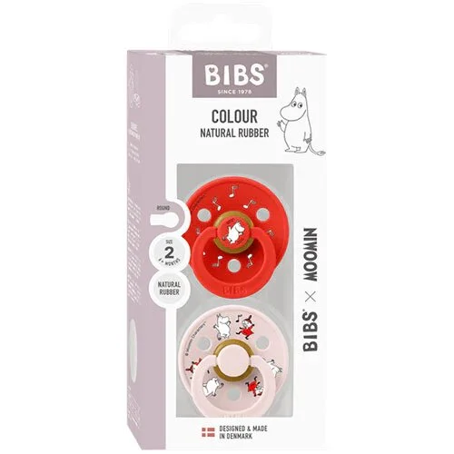 BIBS X Moomin Dancing Latex Size 2 Candy Apple mix