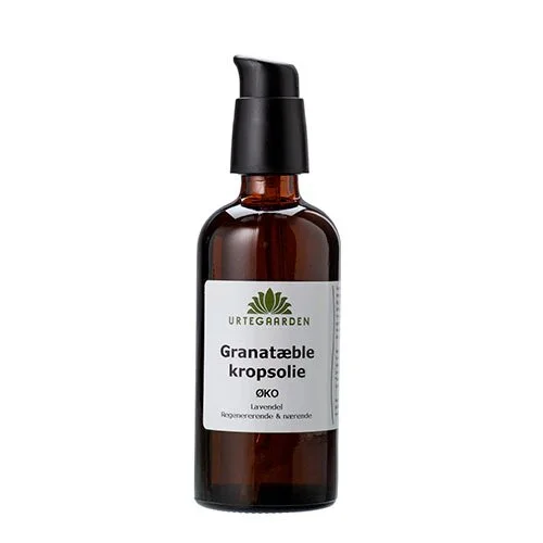 Granatæblekropsolie ØKO lavendel - 100 ml.