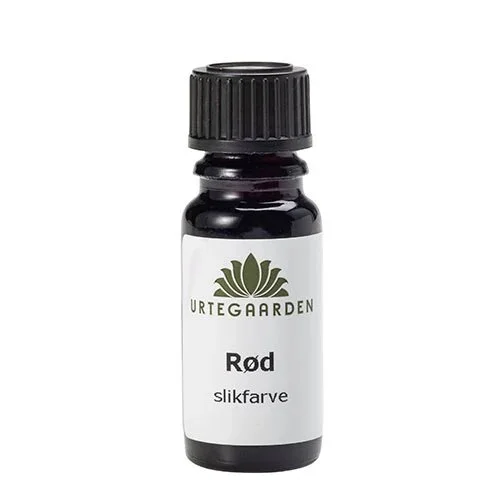Rød slikfarve - 10 ml.