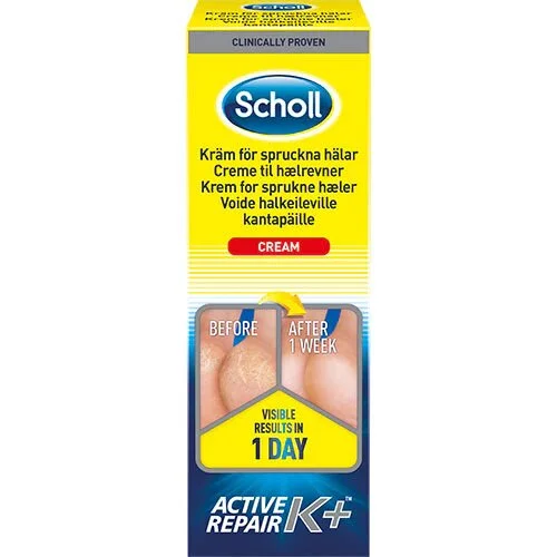Scholl Heel Crack Cream Act.repair K+