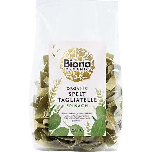Spelt Tagliatelle Spinat pasta Ø