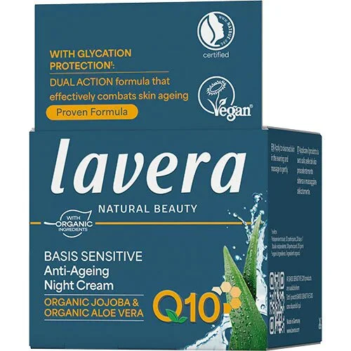 Night Cream Q10 Basis Sensitiv - 50 ml.