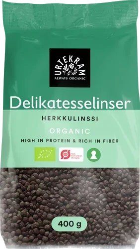 Grønne linser franske Øko. - 400 gram