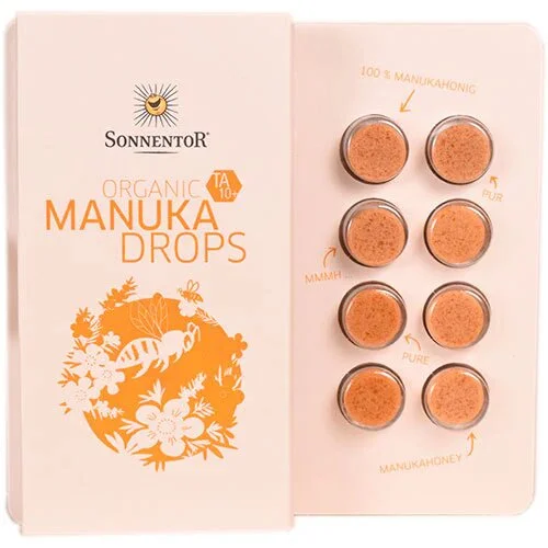 Sonnentor manuka honning drops TA10+ Øko. - 224 gram