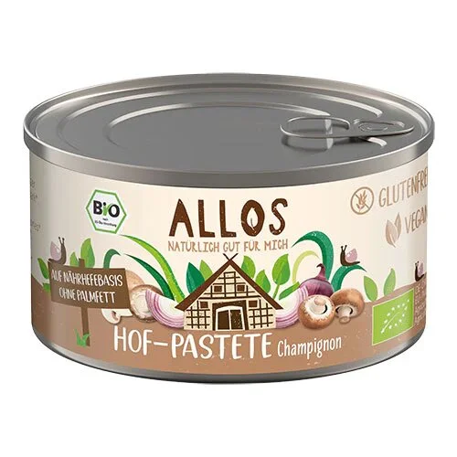Smørepålæg Champignon Ø Allos - 125 gram
