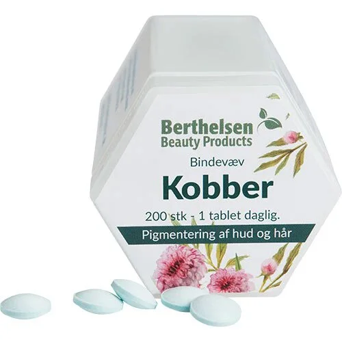 Kobber Berthelsen - 200 tabletter