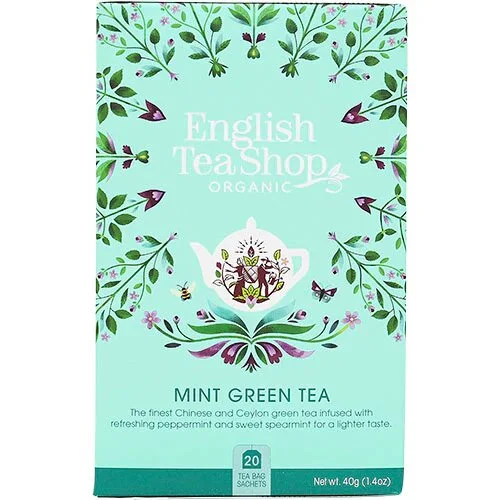 Mint Green Tea Øko - 20 breve 
