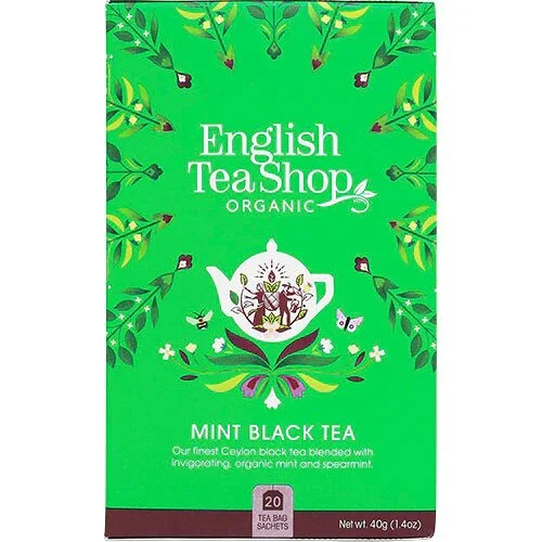 Mint Black Tea Øko - 20 breve 
