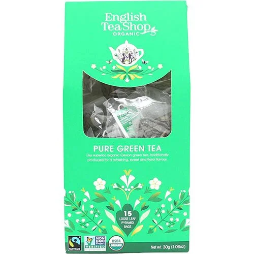 Pure Green Tea, Øko - 15 breve 