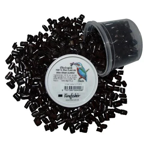100% Ren lakrids Øko. - 70 gram