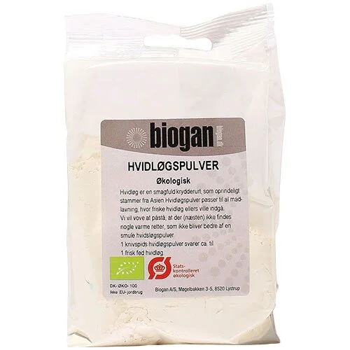 Hvidløgspulver Øko. - 100 gram