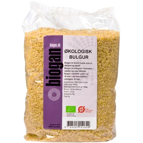 Bulgur fuldkorn Øko. - 250 gram