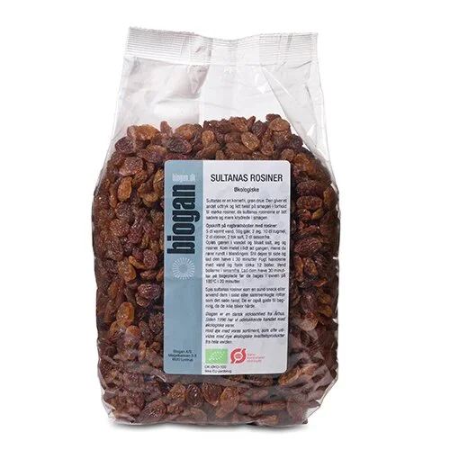 Rosiner sultanas Øko. - 1 kg.