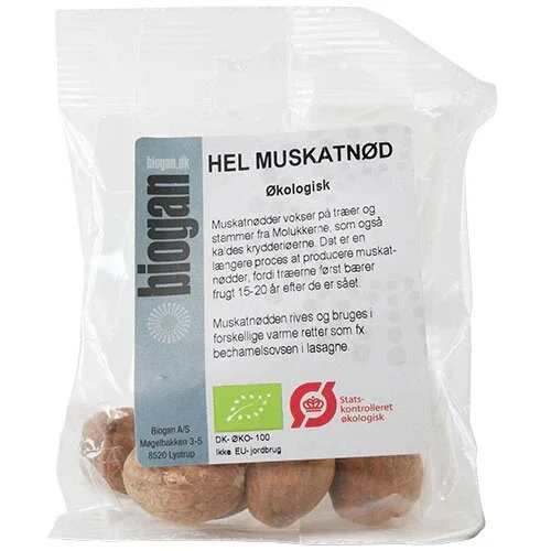 Muskatnød hel Ø