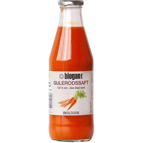 Gulerodssaft Økologisk - 750 ml.