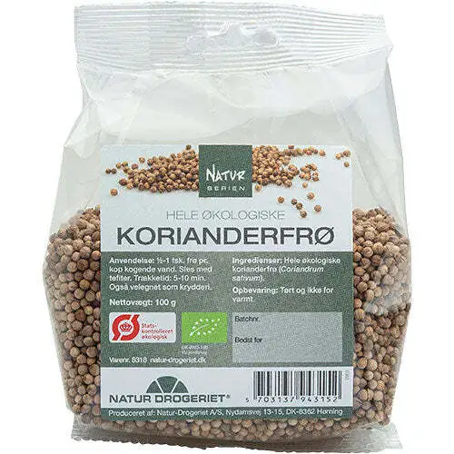 Korianderfrø Økologisk - 100 gram