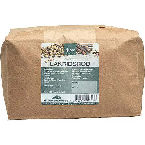 Lakridsrod skåret - 1 kg.