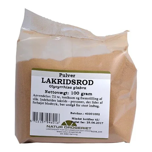 Lakridsrodspulver - 100 gram