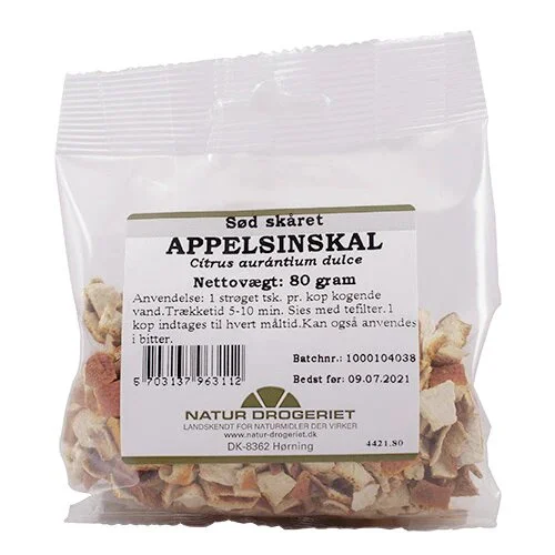 Appelsinskal skåret - 80 gram