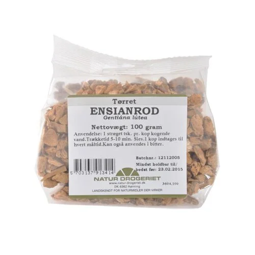 Ensianrod skåret