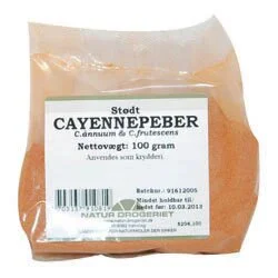 Cayennepeber stødt - 100 gram