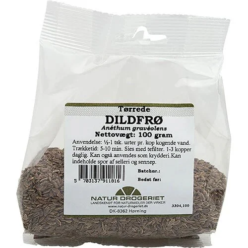 Dildfrø, tørrede - 100 gram