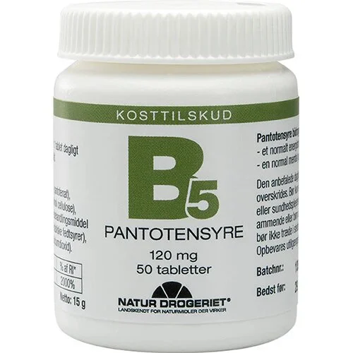 Pantotensyre 120 mg