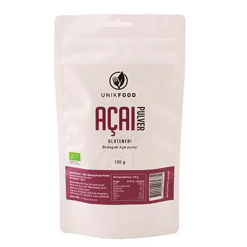 Acai pulver Øko. - 100 gram