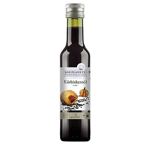 Græskarkerneolie koldpresset Øko. - 250 ml.