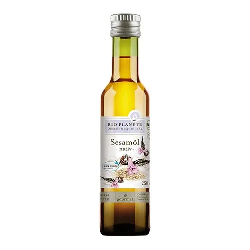 Sesamolie native Øko. - 250 ml.