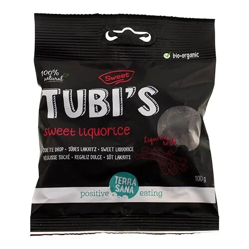 Lakrids skåret sød Øko. - 100 gram