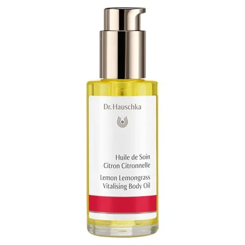 Body oil lemon lemongrass