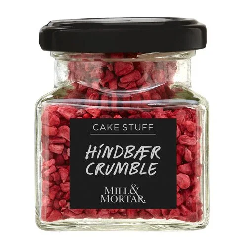 Hindbærcrumble frysetørret