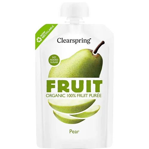 Pære frugtpuré Øko. - 100 gram