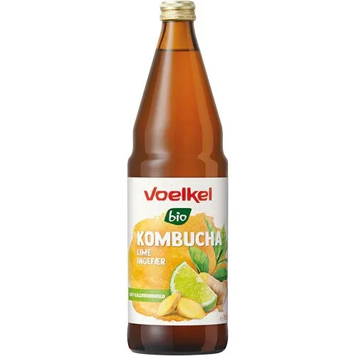 Kombucha Lime - ingefær Øko. - 750 ml.