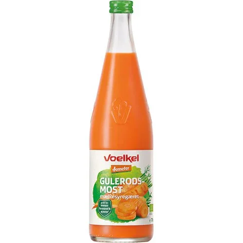 Gulerodsmost, mælkesyregæret Ø Demeter - 700 ml.