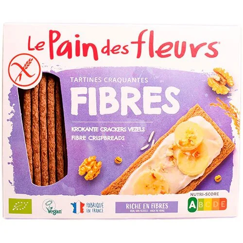 Fiberknækbrød Økologisk - 150 gram