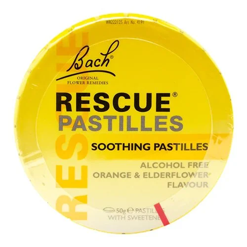 Bach Rescue pastiller - 50 gram