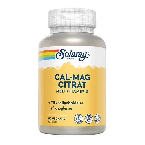 Cal-Mag Citrat med vitamin D - 90 kapsler 