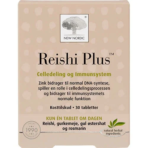 Reishi Plus - 30 tabletter 