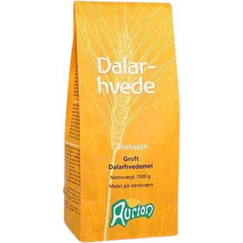 Groft dalarhvedemel Øko. - 1,5 kg.