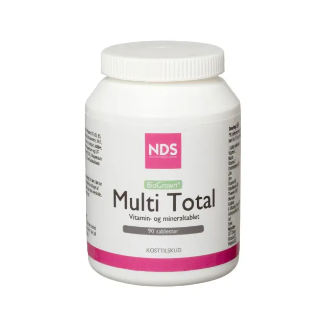 NDS Multi Total - multivit og mineral - 90 tabletter